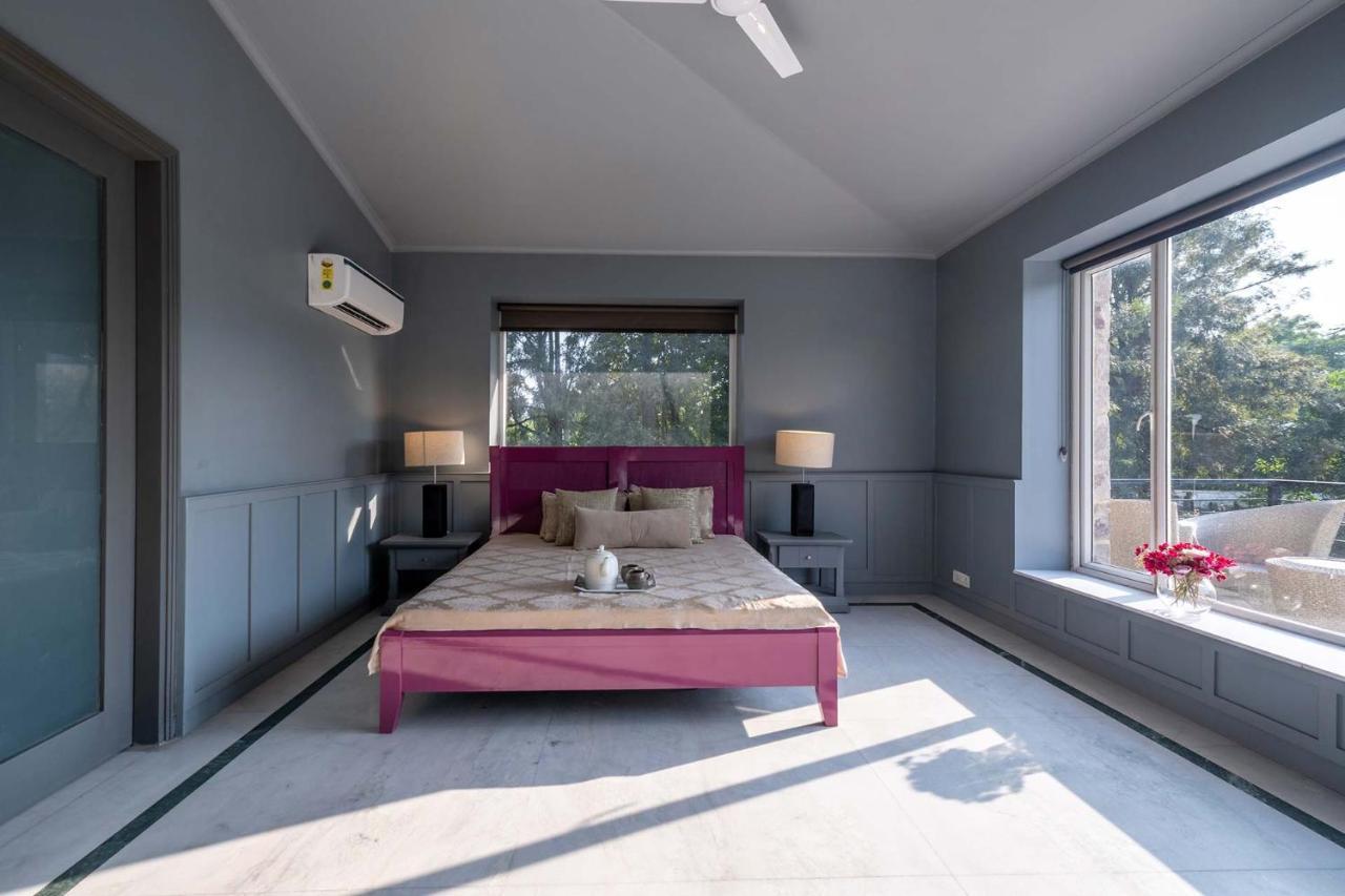 Stayvista At The Banyan Abode With Pool Table, Pet Friendly & Outdoor Pool Манесар Екстер'єр фото